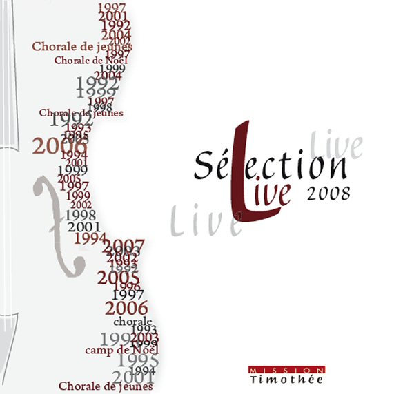 SELECTION LIVE 2008 CD CHORALE AVEC DES CRIS DE JOIE
