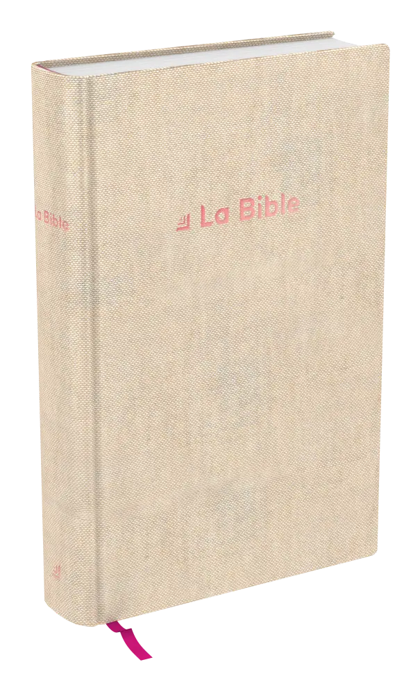 BIBLE DARBY REVISEE COMPACT RIGIDE LIN BEIGE