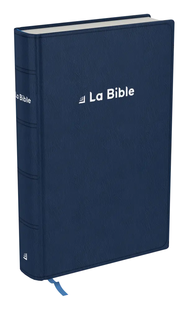BIBLE DARBY REVISEE STANDARD SOUPLE BLEU TR ARGENT
