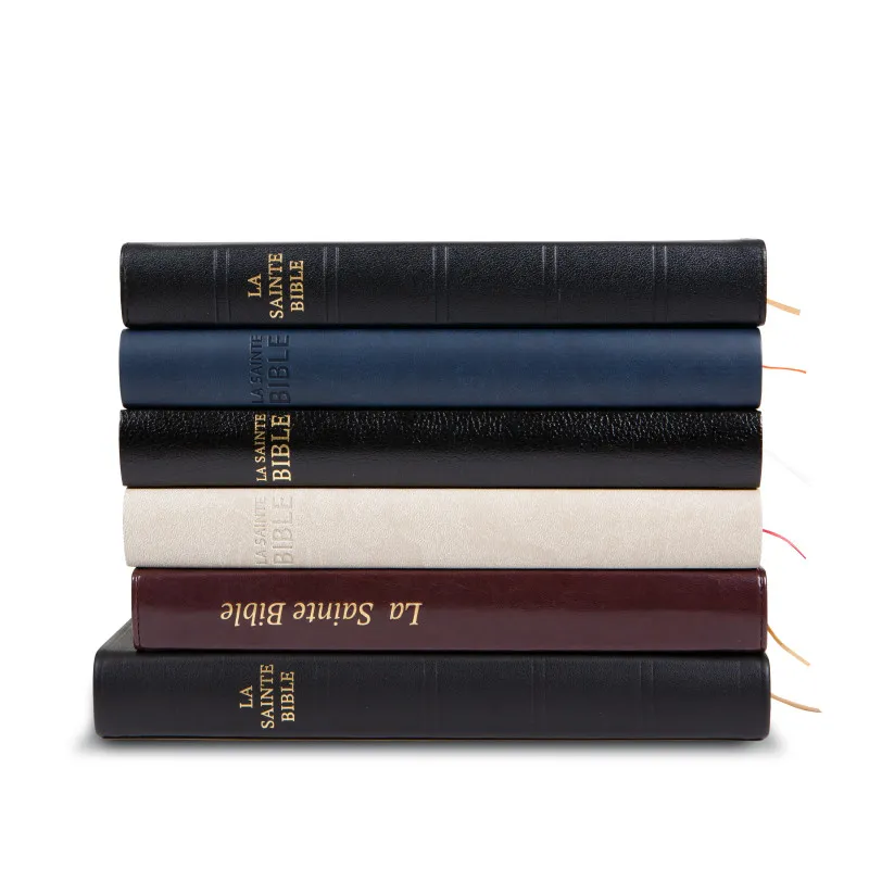 BIBLE DARBY ROLLE GRAND FORMAT SOUPLE DUOTONE SIMILICUIR BRUN/BEIGE