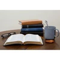 BIBLE DARBY ROLLE MOYEN FORMAT SIMILICUIR BEIGE 2 SIGNETS ORANGE