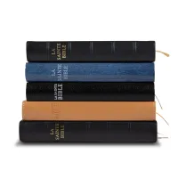 BIBLE DARBY ROLLE MOYEN FORMAT SIMILICUIR BEIGE 2 SIGNETS ORANGE