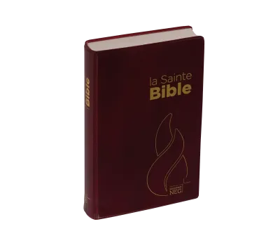 BIBLE NEG COMPACT PVC GRENAT