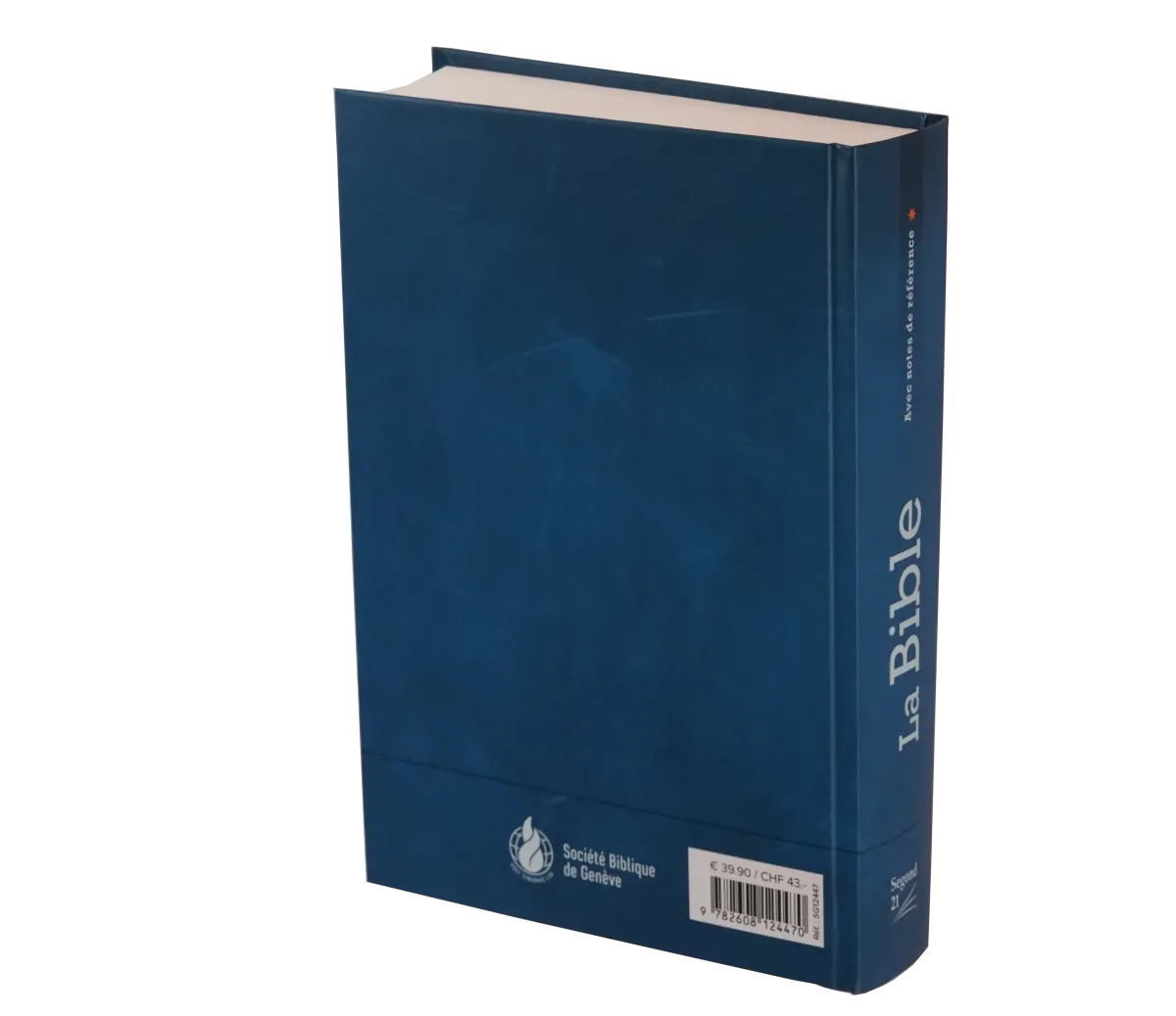 BIBLE SEGOND 21 REFERENCE RIGIDE BLEU