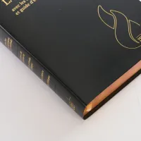 BIBLE NEG SCOFIELD FIBROCUIR TRANCHE OR ONGLETS NOIR