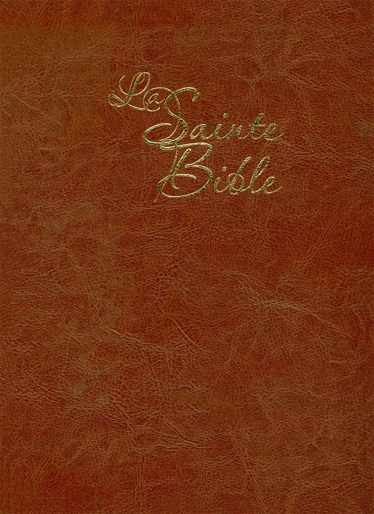 BIBLE SEGOND 1910 GROS CARACTERES MARRON TR. OR ONGLETS