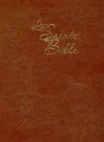 BIBLE SEGOND 1910 GROS CARACTERES MARRON TR. OR ONGLETS