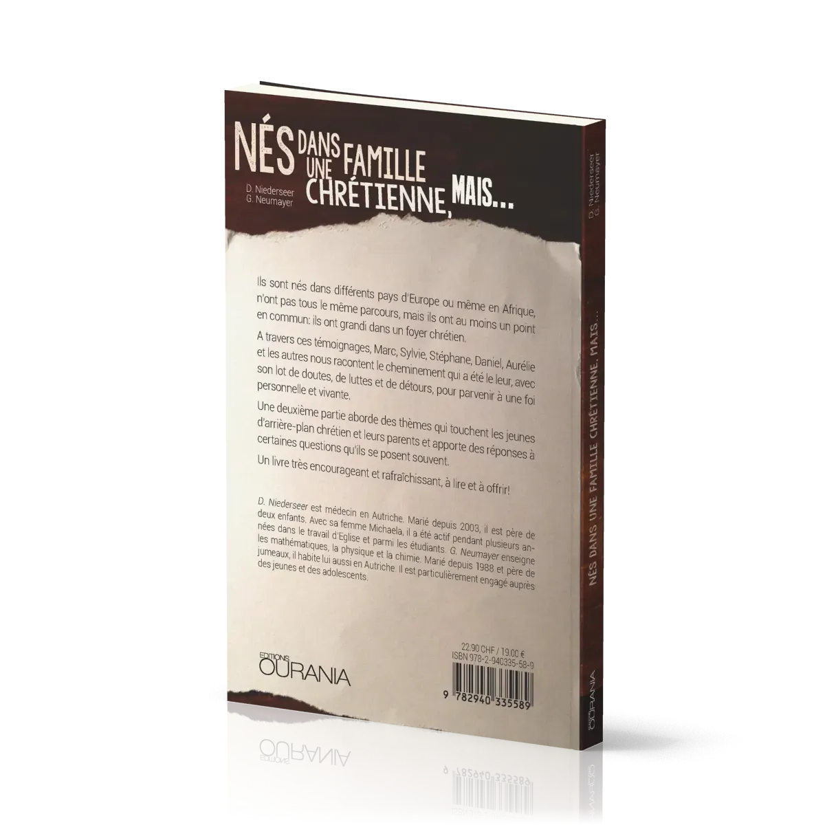 NES DANS UNE FAMILLE CHRETIENNE, MAIS… - DES JEUNES TEMOIGNENT
