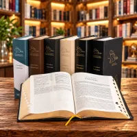 BIBLE NEG MACARTHUR SOUPLE FIBROCUIR TR. OR NOIR