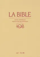 BIBLE TOB 2010 NOTES INTEGRALES RIGIDE SATIN MAT GRENAT ETUI