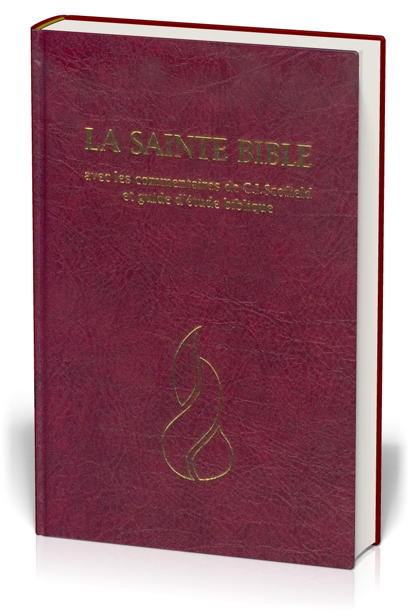 BIBLE NEG SCOFIELD RIGIDE GRENAT