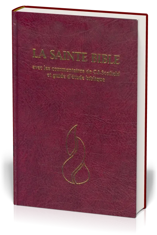 BIBLE NEG SCOFIELD RIGIDE GRENAT