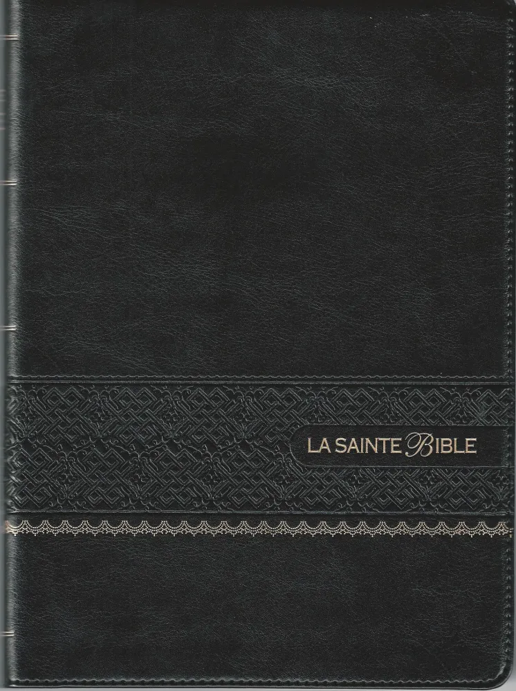 BIBLE SEGOND 1910 GROS CARACTERES NOIRE TR. DOREE
