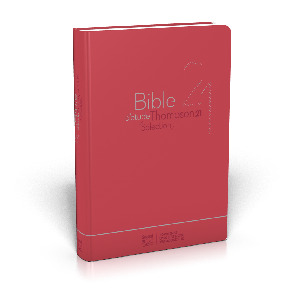 BIBLE D'ETUDE THOMPSON 21 SELECTION SOUPLE ROUGE