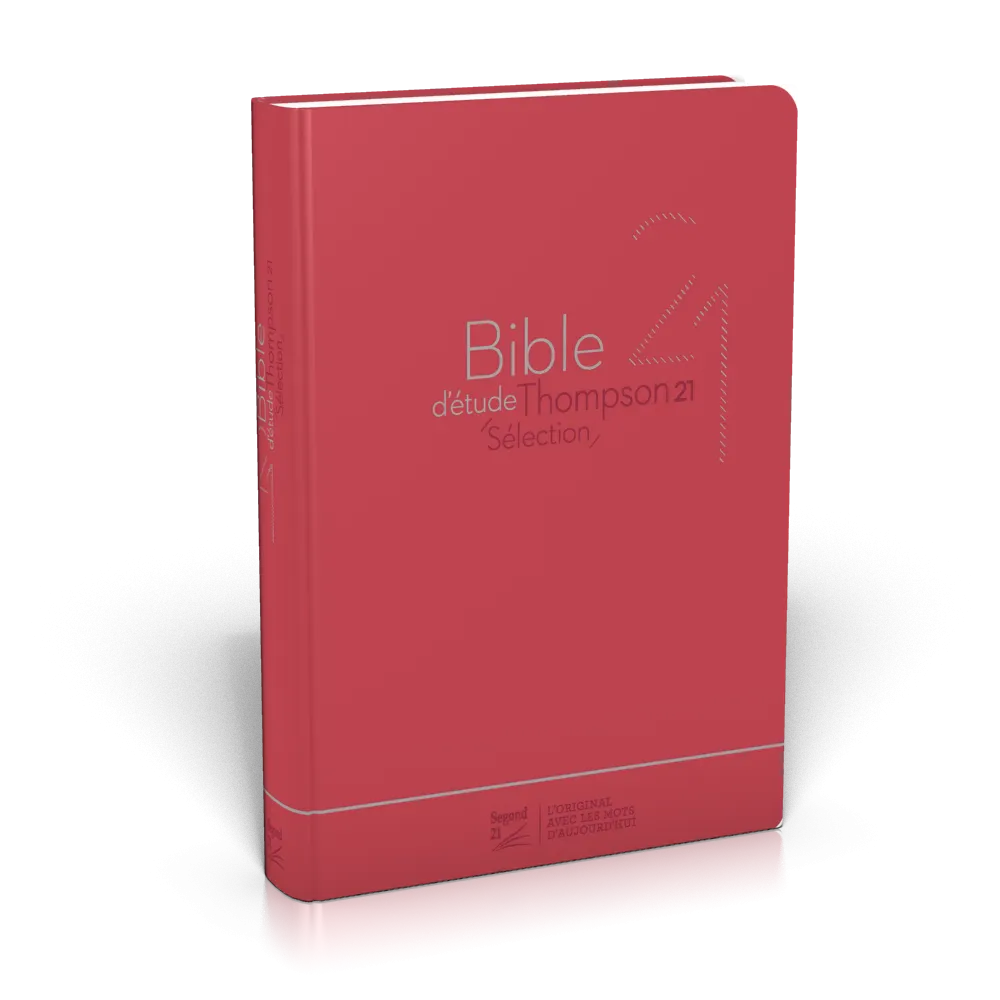 BIBLE D'ETUDE THOMPSON 21 SELECTION SOUPLE ROUGE