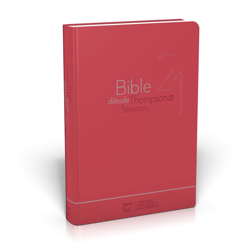 BIBLE D'ETUDE THOMPSON 21 SELECTION SOUPLE ROUGE