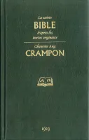 BIBLE CRAMPON REV. DE 1923 RELIEE SIMILI CUIR A/BOITIER