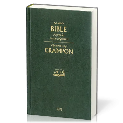BIBLE CRAMPON REV. DE 1923 RELIEE SIMILI CUIR A/BOITIER