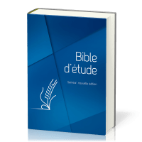 BIBLE SEMEUR 2015 ETUDE RIGIDE BLEU TRANCHE BLANCHE