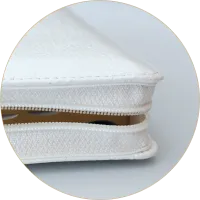 BIBLE SEGOND 1910 GROS CARACTERES CUIR TR. OR ONGLETS BLANC FERMETURE ECLAIR COFFRET