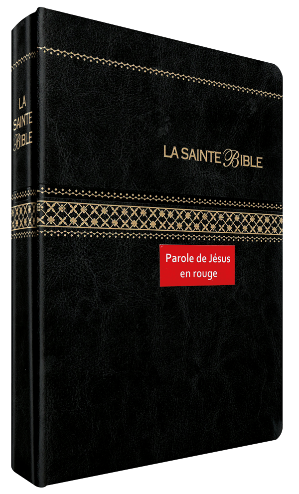BIBLE SEGOND 1910 ONGLETS - PAROLES DE JESUS EN ROUGE