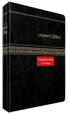 BIBLE SEGOND 1910 ONGLETS - PAROLES DE JESUS EN ROUGE