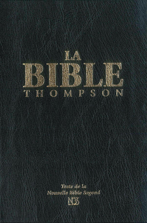 BIBLE NBS THOMPSON, RIGIDE NOIRE, TR.BLANCHE