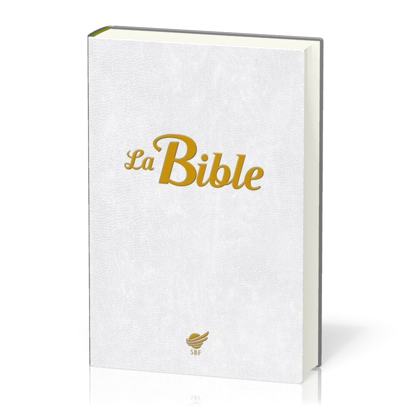 BIBLE SEGOND 1910 VIE PAROLES DE JESUS EN ROUGE SOUPLE BLANC NOUVELLE EDITION