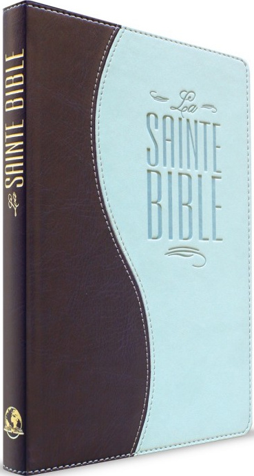 BIBLE SEGOND ESA309 SOUPLE PU DUO BLEU NUIT/BLEU CIEL - 309