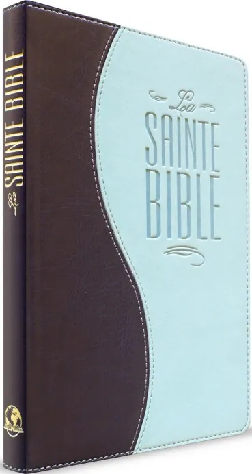 BIBLE SEGOND ESA309 SOUPLE PU DUO BLEU NUIT/BLEU CIEL - 309