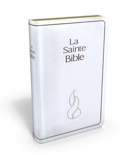 BIBLE NEG COMPACT FIBROCUIR BLANC, TR.OR