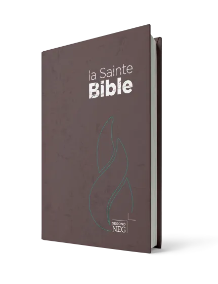 BIBLE SEGOND NEG, COMPACTE COUVERTURE RIGIDE BRUNE CHOCOLAT