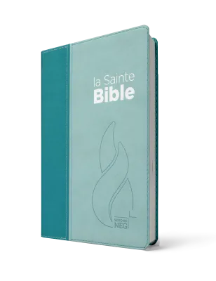 BIBLE NEG COMPACT SOUPLE VIVELLA DUO BLEU LAGON BLEU CIEL