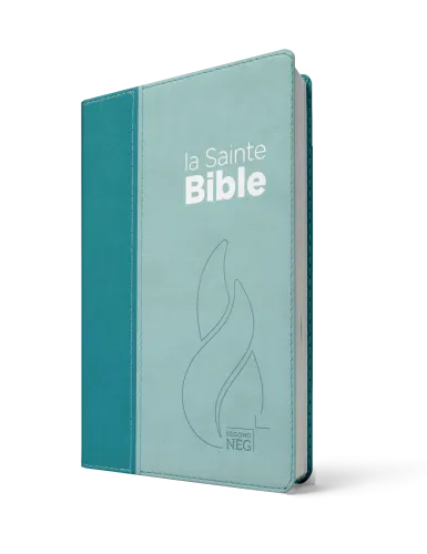 BIBLE NEG COMPACT SOUPLE VIVELLA DUO BLEU LAGON BLEU CIEL