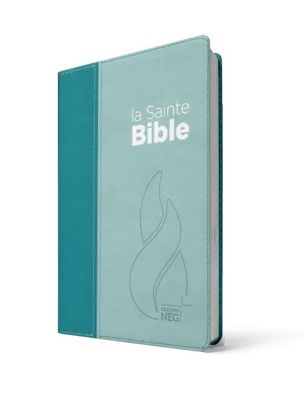 BIBLE NEG COMPACT SOUPLE VIVELLA DUO BLEU LAGON BLEU CIEL