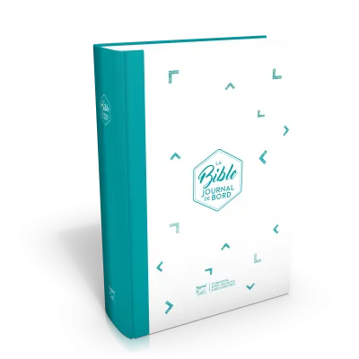 BIBLE SEGOND 21 JOURNAL DE BORD COUVERTURE RIGIDE ILLUSTREE BLEUE
