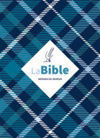 BIBLE SEMEUR 2015 SOUPLE TEXTILE TISSU CARREAU TRANCHE BLANCHE