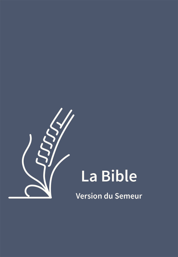 BIBLE SEMEUR 2015 SOUPLE SKIVERTEX BLEUE AVEC ZIP