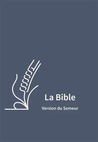 BIBLE SEMEUR 2015 SOUPLE SKIVERTEX BLEUE AVEC ZIP