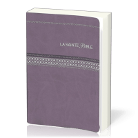 BIBLE SEGOND 1910 SIMILICUIR PARME TR. ARGENT