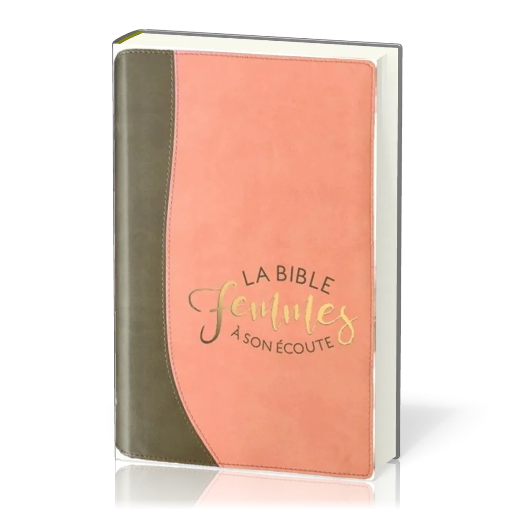 BIBLE SEGOND 1910 FEMME A SON ECOUTE SOUPLE SABLE ET PAMPLEMOUSSE (NVLLE EDITION)