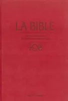 BIBLE TOB 2010 NOTES INTEGRALES RIGIDE SATIN MAT GRENAT ETUI