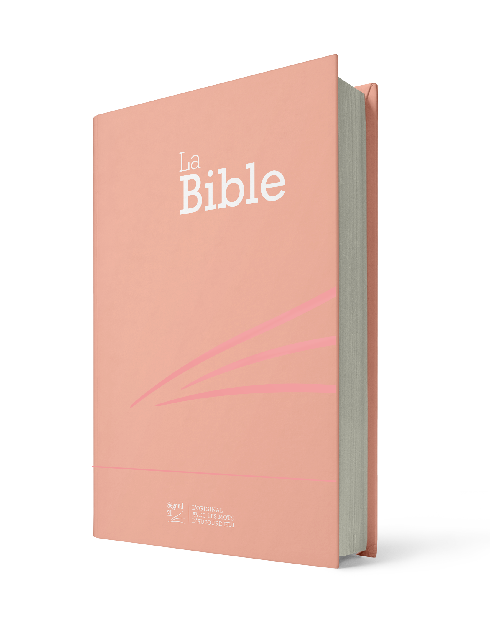 BIBLE SEGOND 21 COMPACTE RIGIDE SKIVERTEX ROSE GUIMAUVE - NOUVEAU PAPIER