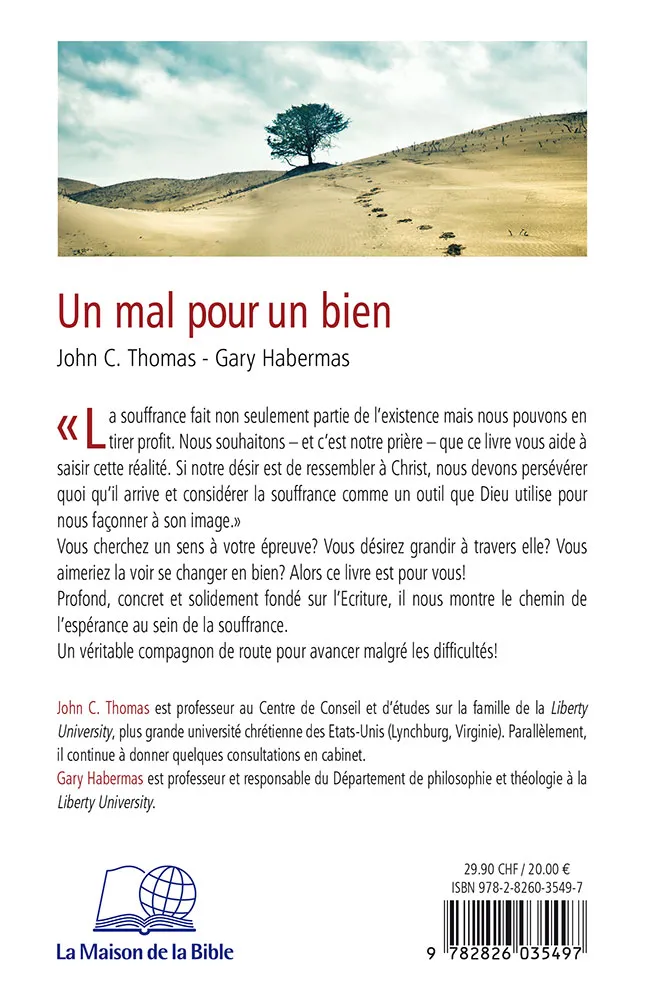 MAL POUR UN BIEN (UN) - MA SOUFFRANCE - SON SENS