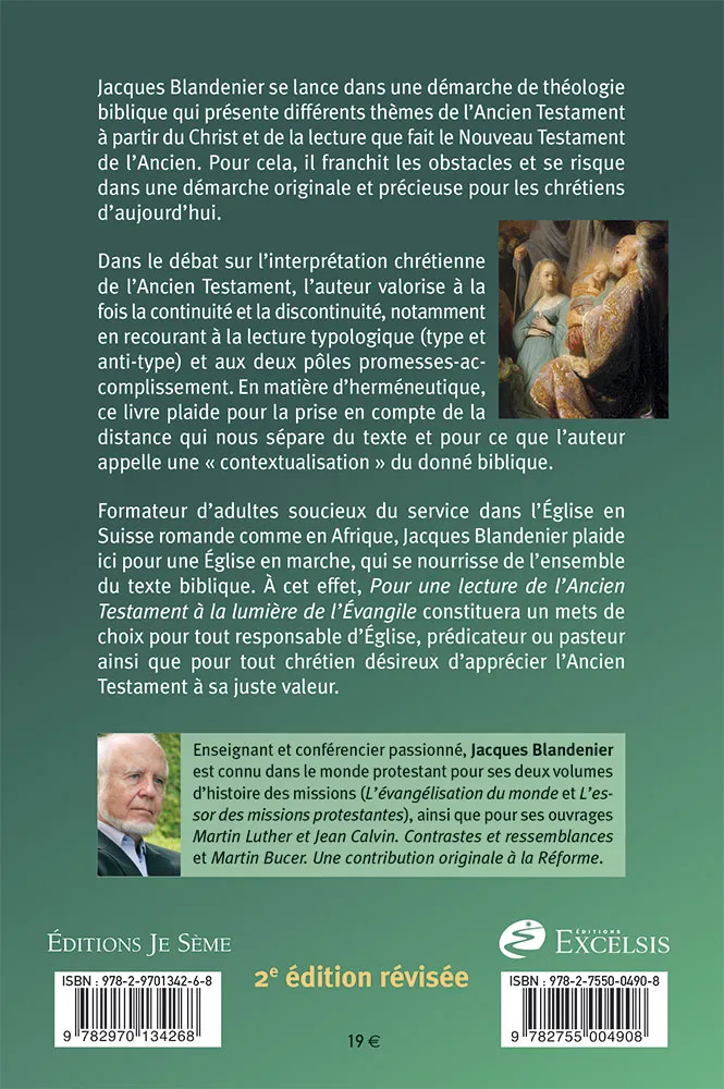 POUR UNE LECTURE DE L'ANCIEN TESTAMENT A LA LUMIERE DE L'EVANGILE