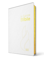 BIBLE NEG COMPACTE SOUPLE TOILEE BLANCHE TRANCHES OR