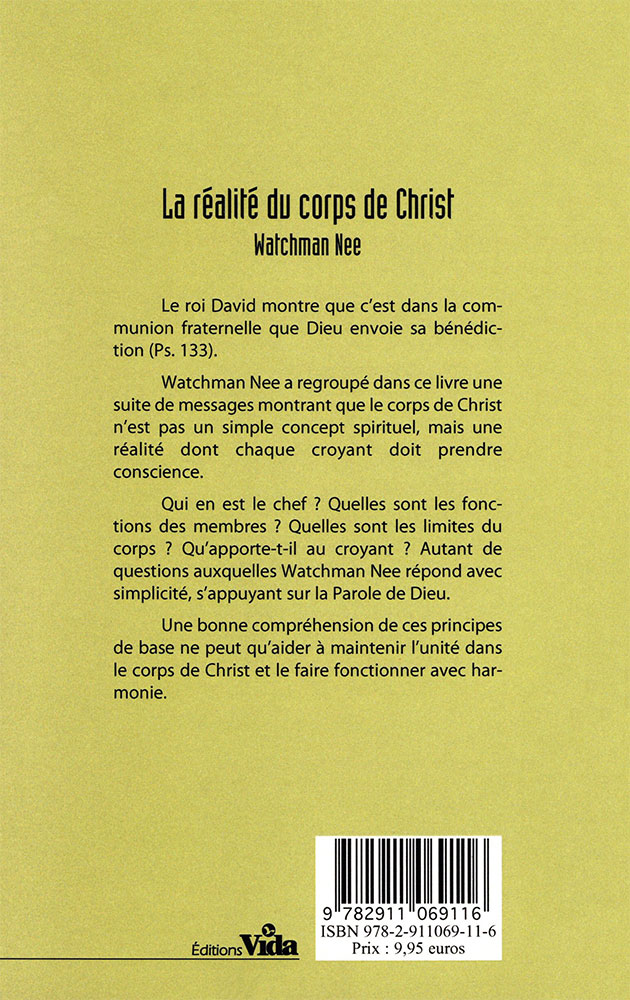 REALITE DU CORPS DE CHRIST