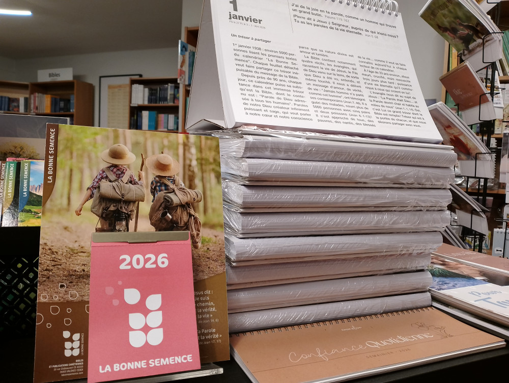  Tous les calendriers 
 sont arrivés ! 